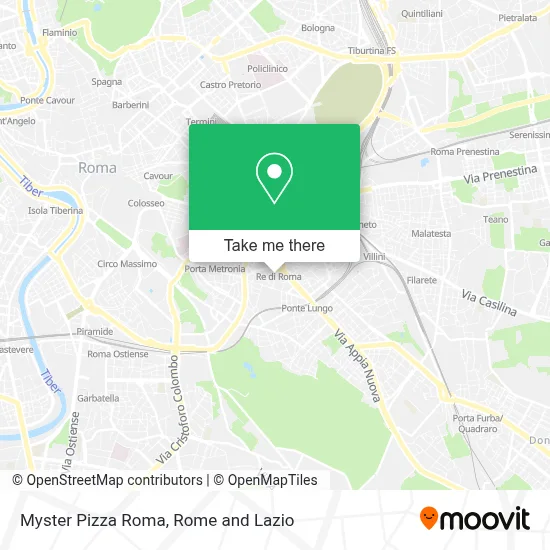 Myster Pizza Roma map