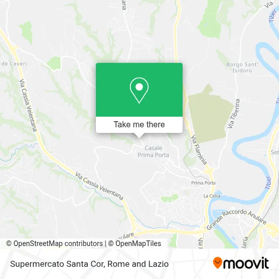 Supermercato Santa Cor map