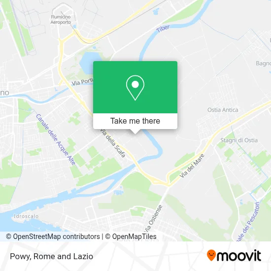 Powy map