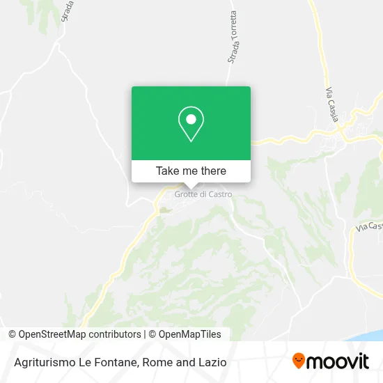 Agriturismo Le Fontane map