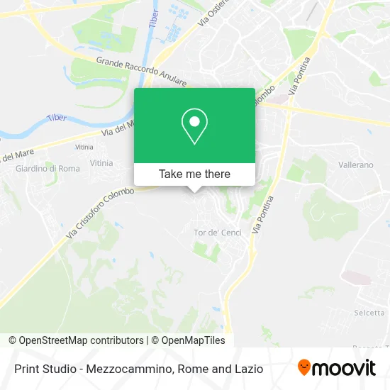 Print Studio - Mezzocammino map