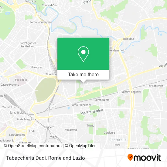 Tabaccheria Dadi map