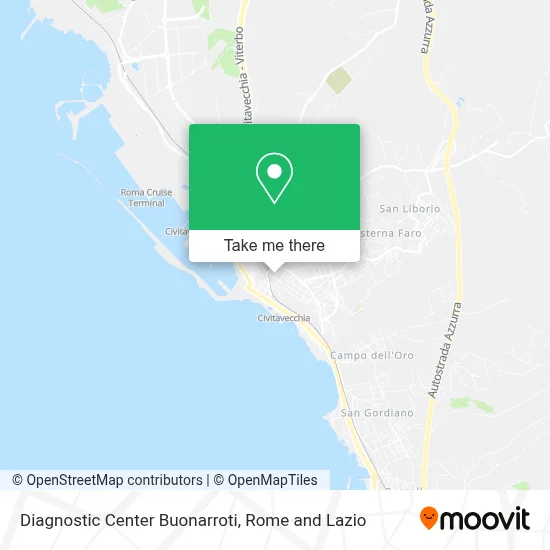 Diagnostic Center Buonarroti map