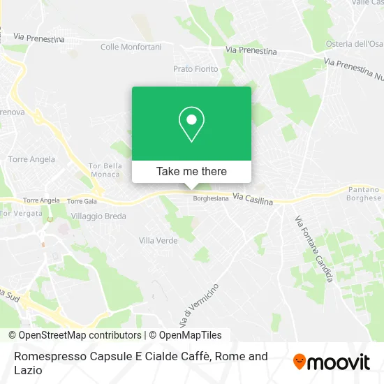 Romespresso Capsule E Cialde Caffè map