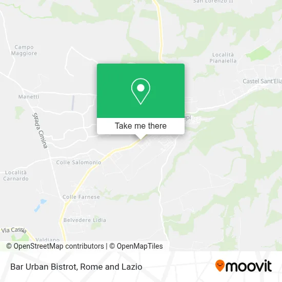 Bar Urban Bistrot map