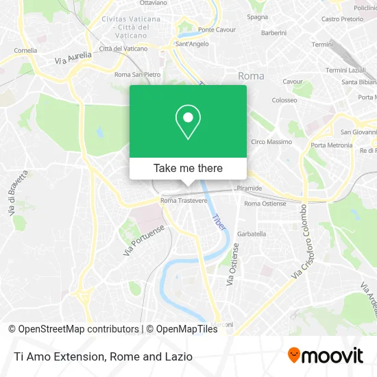 Ti Amo Extension map