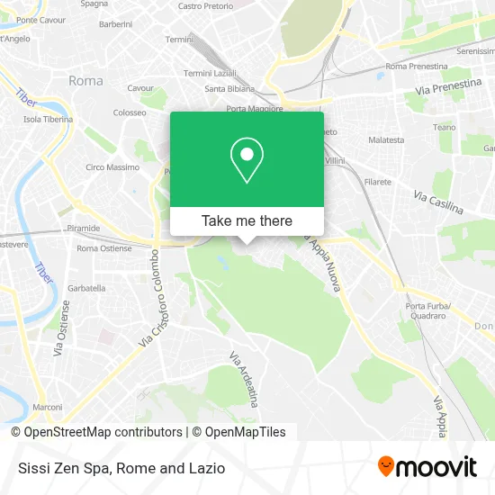 Sissi Zen Spa map
