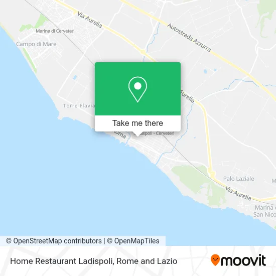 Home Restaurant Ladispoli map
