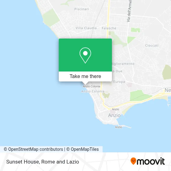 Sunset House map