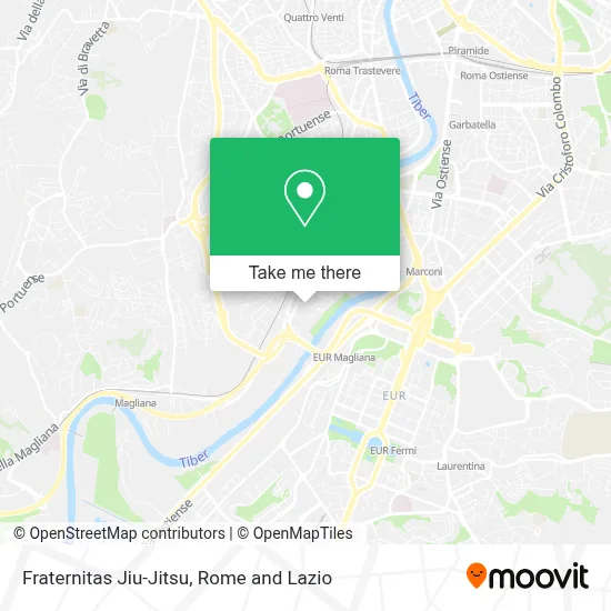 Fraternitas Jiu-Jitsu map
