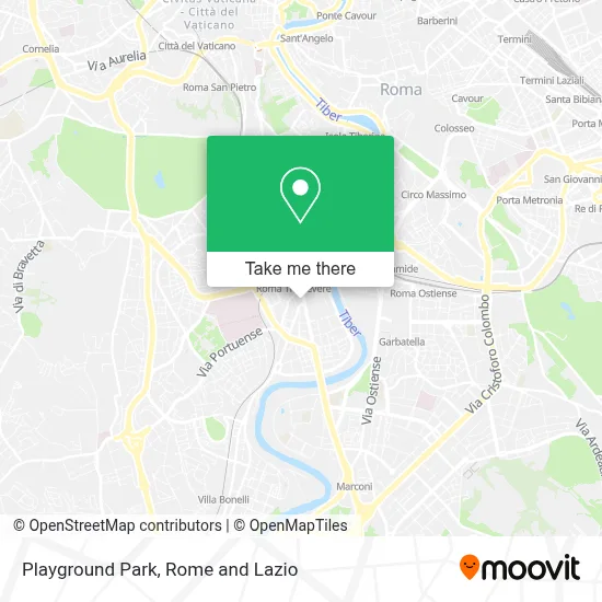Playground Park map