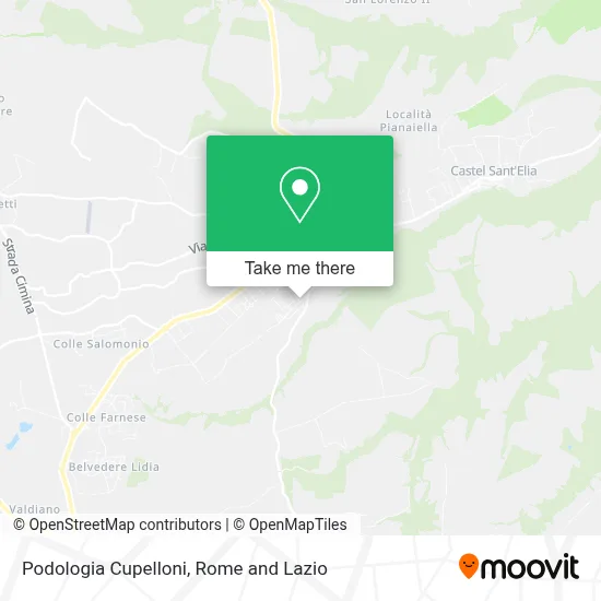 Podologia Cupelloni map