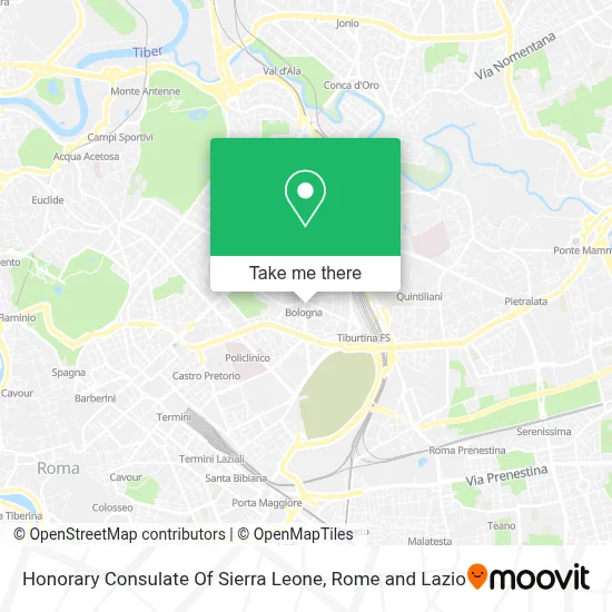 Honorary Consulate Of Sierra Leone map