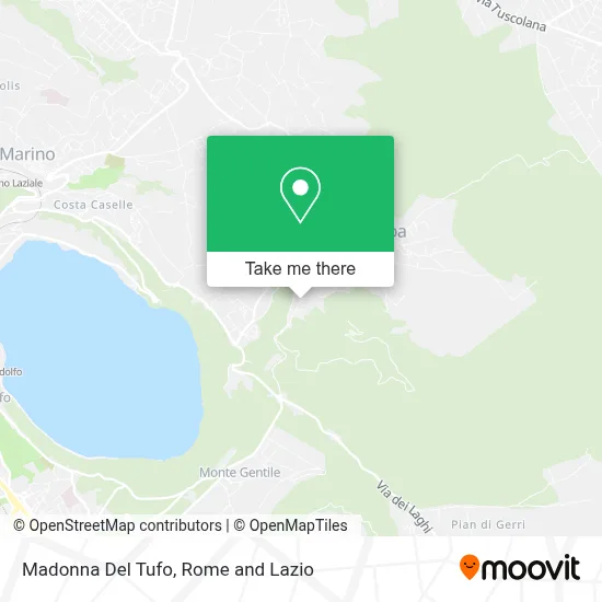 Madonna Del Tufo map