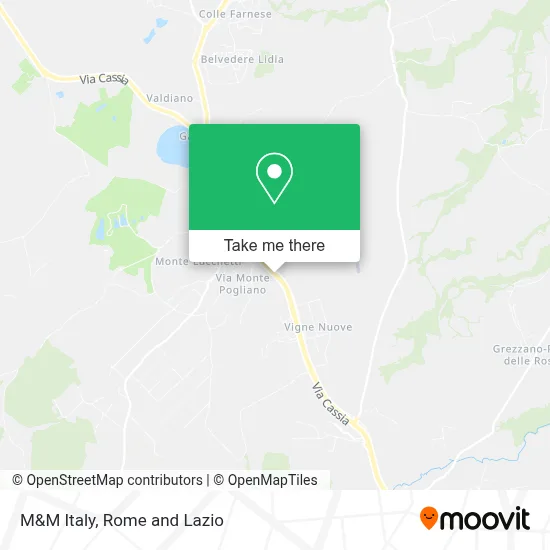 M&M Italy map