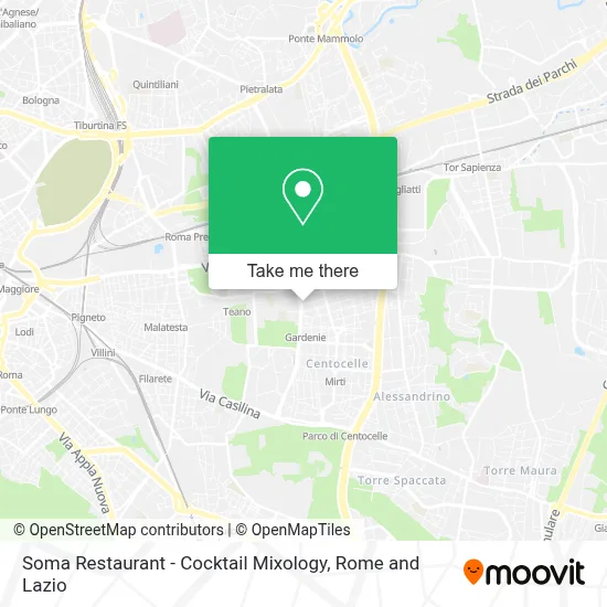 Soma Restaurant - Cocktail Mixology map