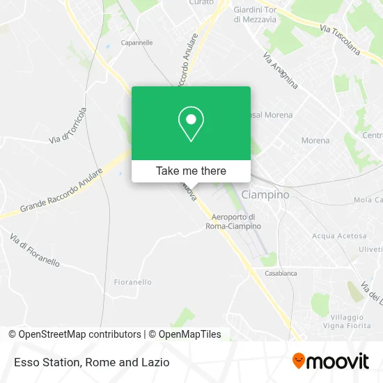 Esso Station map