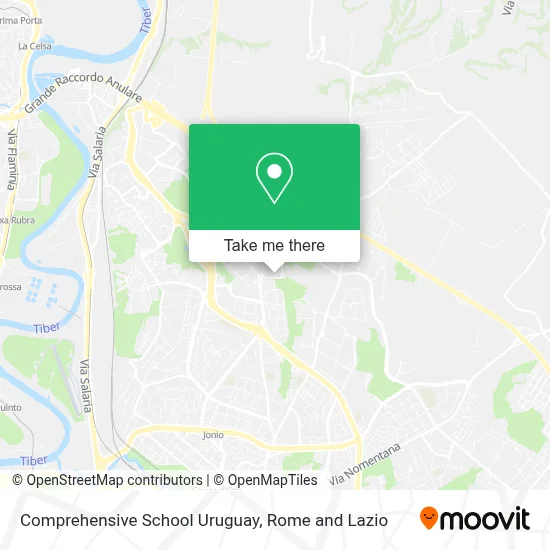 Comprehensive School Uruguay map