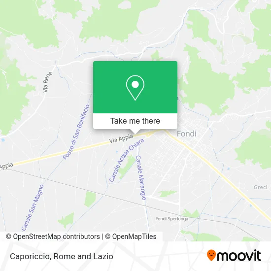 Caporiccio map