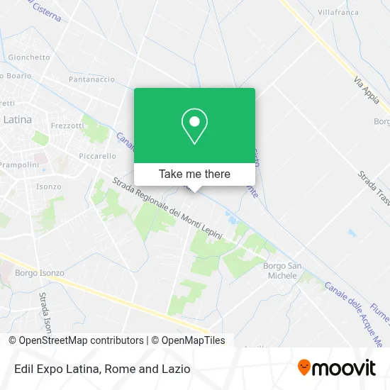 Edil Expo Latina map