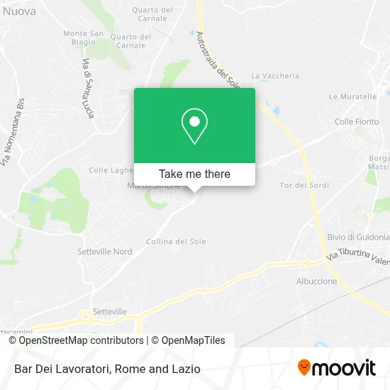 Bar Dei Lavoratori map