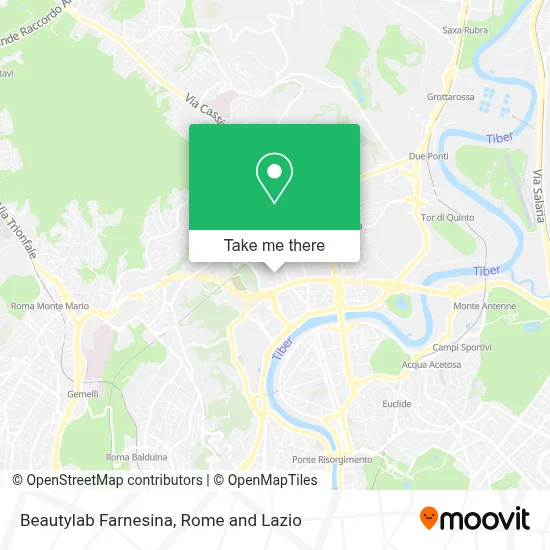 Beautylab Farnesina map