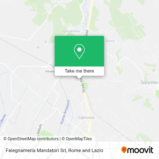 Falegnameria Mandatori Srl map