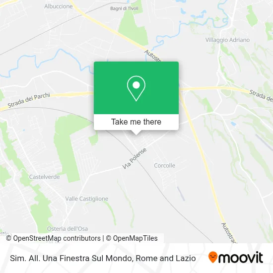 Sim. All. Una Finestra Sul Mondo map