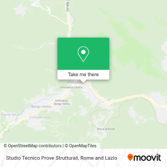 Studio Tecnico Prove Strutturali map