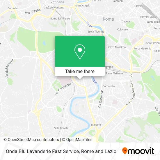 Onda Blu Lavanderie Fast Service map