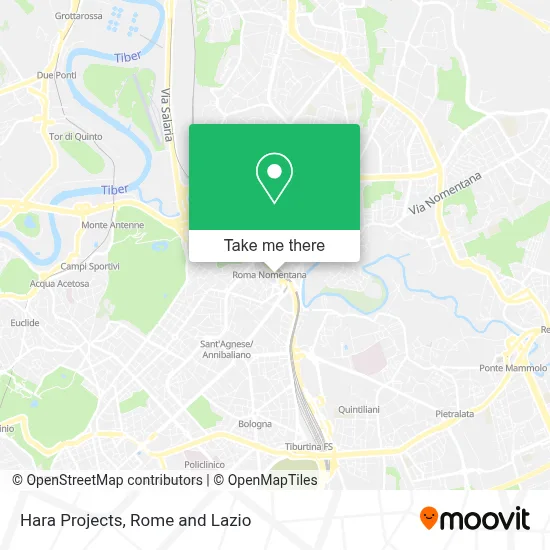 Hara Projects map