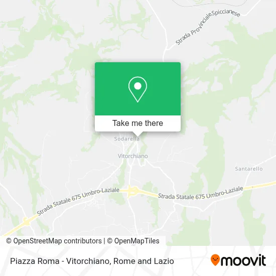 Piazza Roma - Vitorchiano map