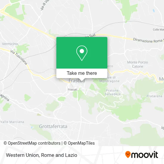 Western Union map
