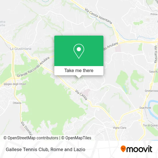 Gallese Tennis Club map
