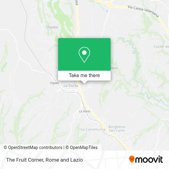 The Fruit Corner map