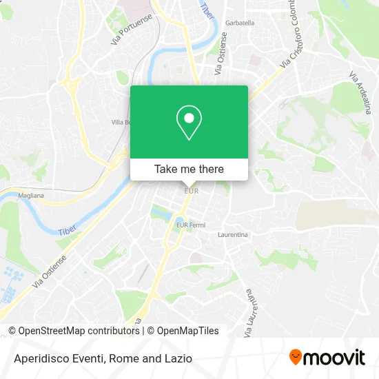 Aperidisco Eventi map