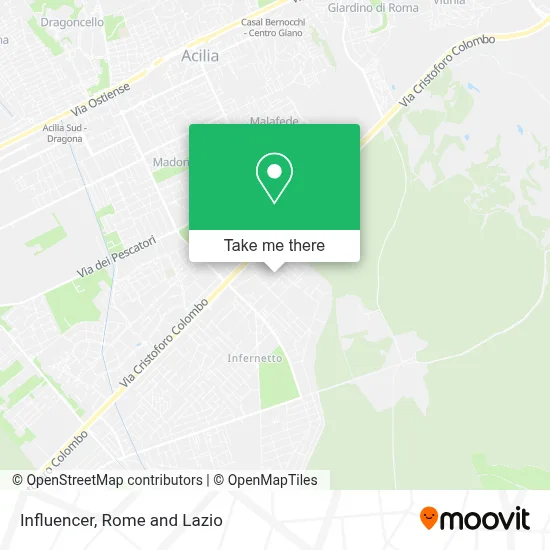 Influencer map