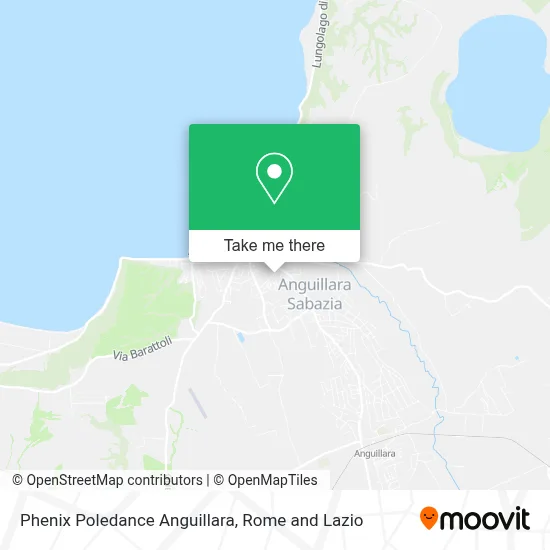 Phenix Poledance Anguillara map