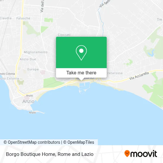 Borgo Boutique Home map