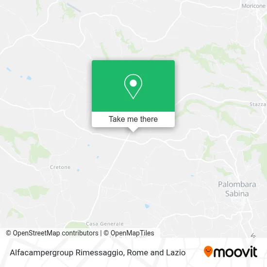 Alfacampergroup Rimessaggio map