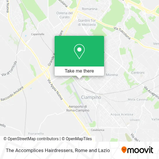 The Accomplices Hairdressers map