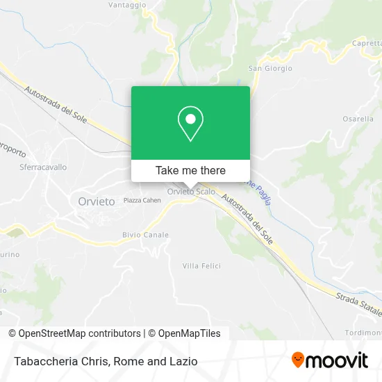Tabaccheria Chris map