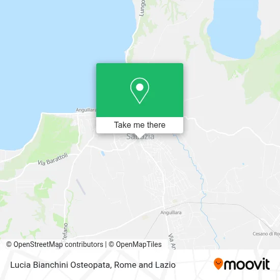 Lucia Bianchini Osteopata map