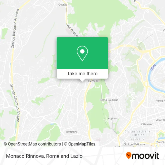 Monaco Rinnova map