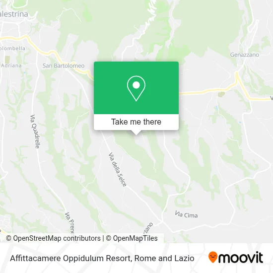 Affittacamere Oppidulum Resort map