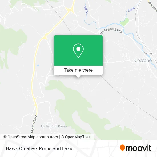 Hawk Creative map