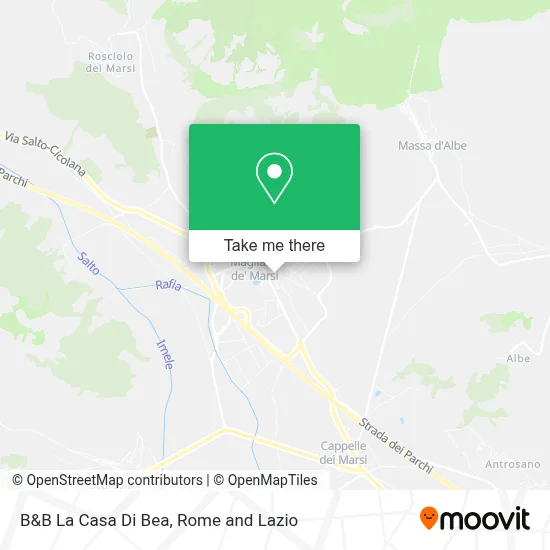B&B La Casa Di Bea map
