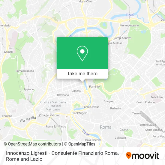Innocenzo Ligresti - Consulente Finanziario Roma map