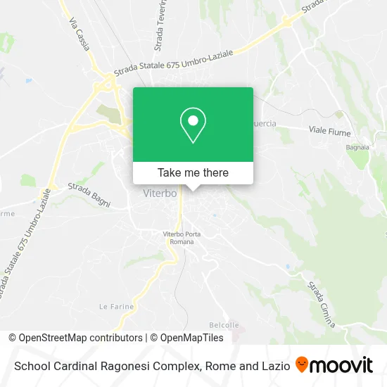 School Cardinal Ragonesi Complex map
