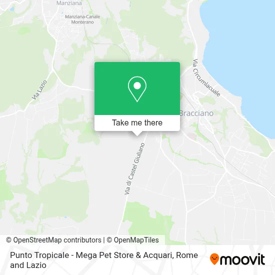 Punto Tropicale - Mega Pet Store & Acquari map